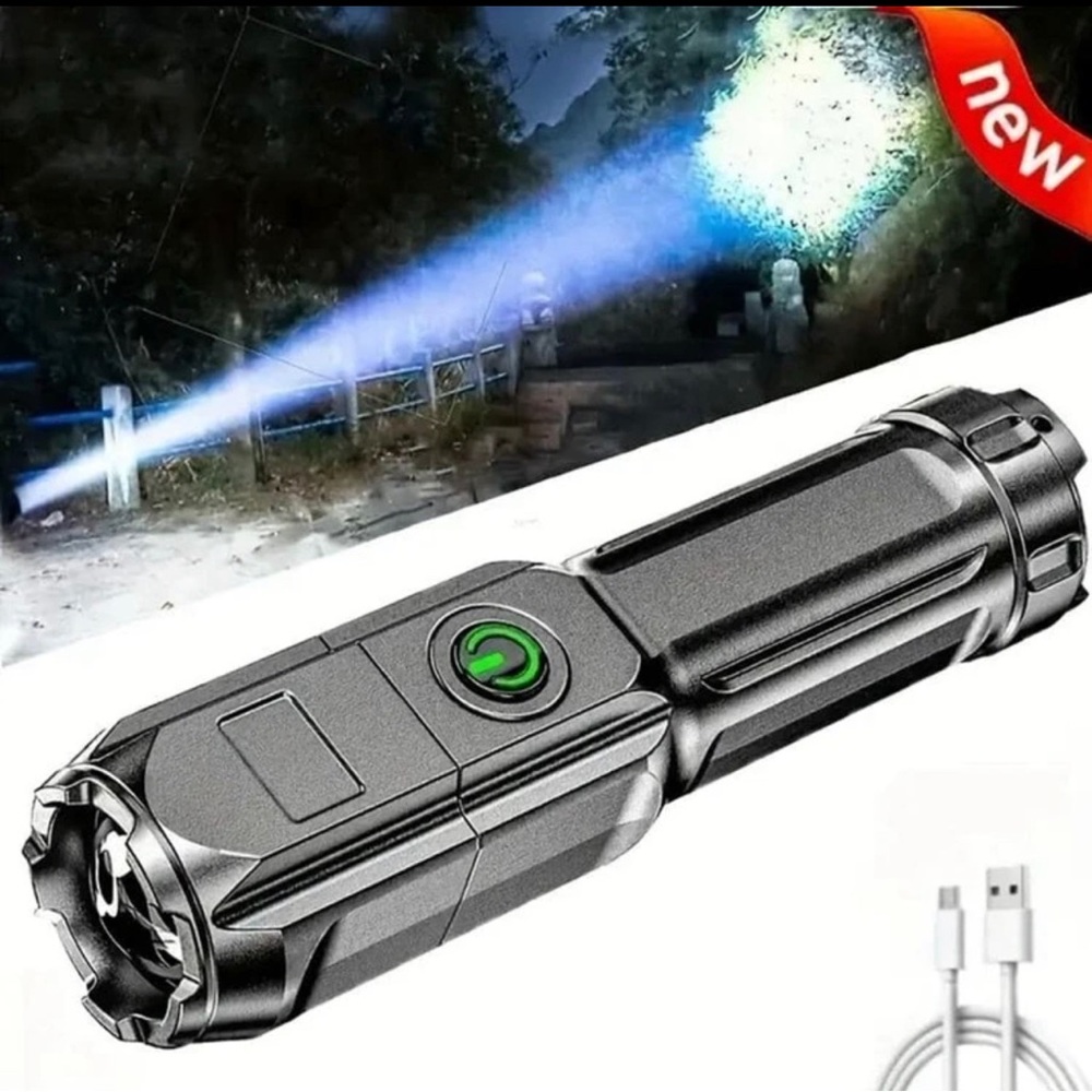 Waterproof Rechargeable Flashlight